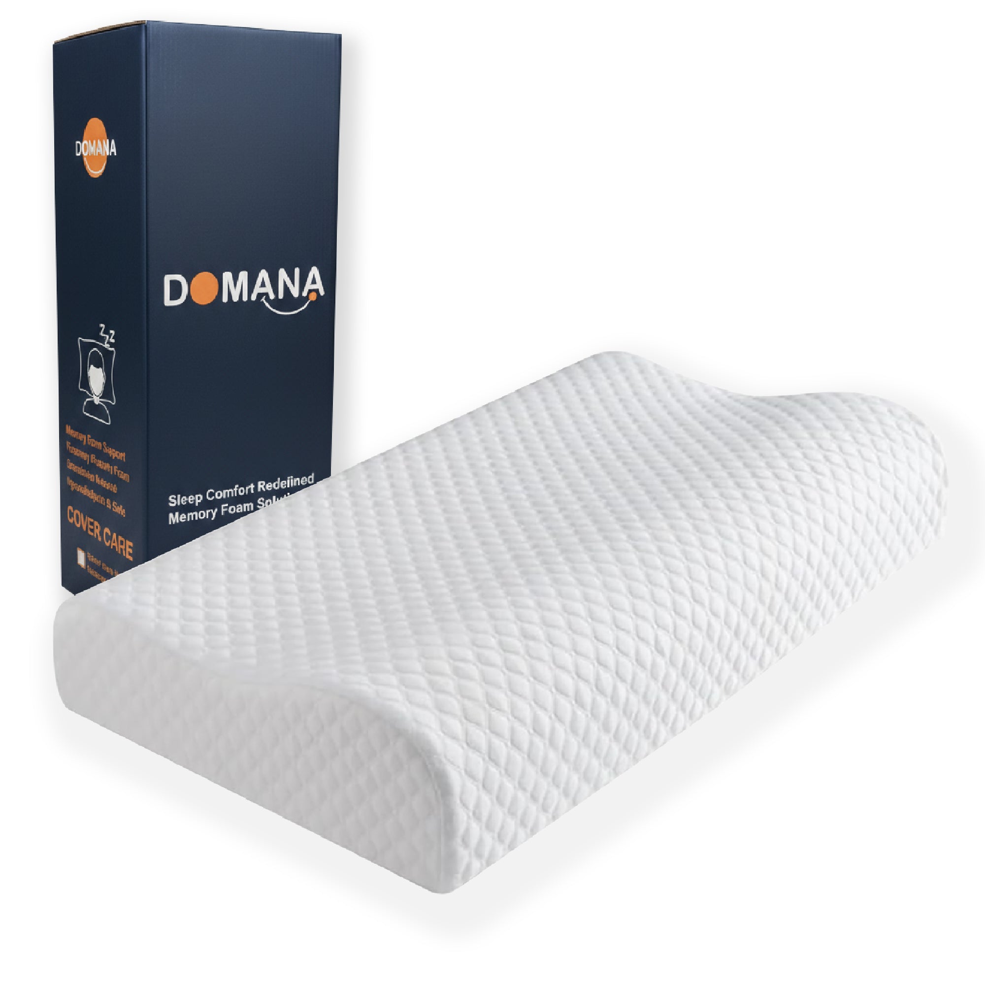 مخدة دومانا ميموري فوم طبية - راحة فندقية ودعم للرقبة